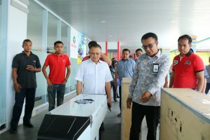 Dirut PT Pelindo I Cabang Medan Bambang Eka Cahyana saat berkunjung ke PT. Pelindo Tanjungpinang