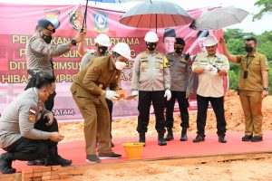 Gubernur Ansar Letakkan Batu Pertama Pembangunan Kantor Ditreskrimsus Polda Kepri