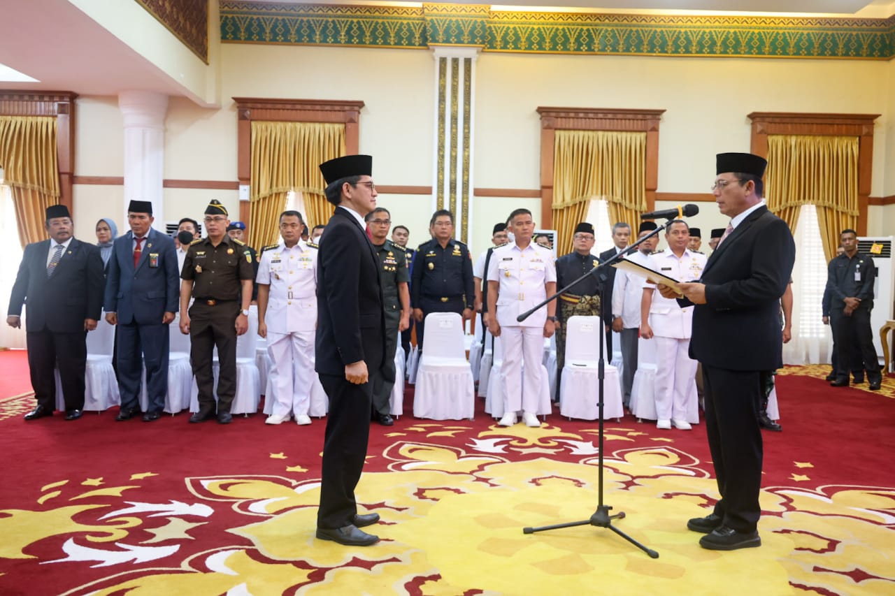 Ansar Kukuhkan Mardiyanto Arif Rakhmadi Sebagai Kepala Perwakilan BPKP Kepri