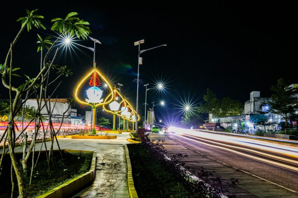 Pedestrian Jalan Bandara RHF Jadi Destinasi Wisata Baru