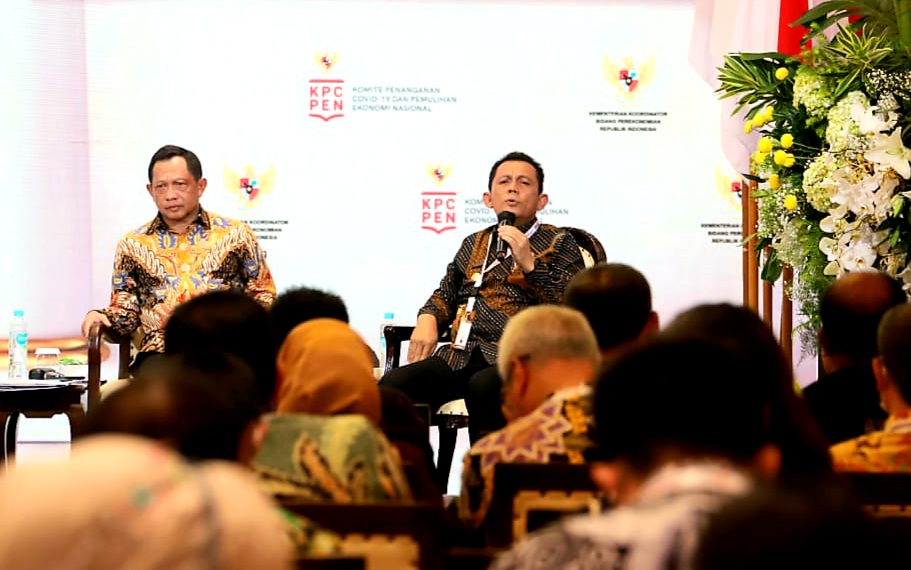 Dihadapan Presiden, Ansar Paparkan Strategi Penanganan Covid19 di Kepri