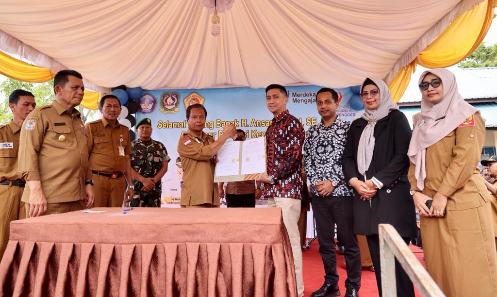 Benahi Kualitas Pendidikan, Ansar Resmikan Ruang Praktek Siswa SMKN 1 Binut