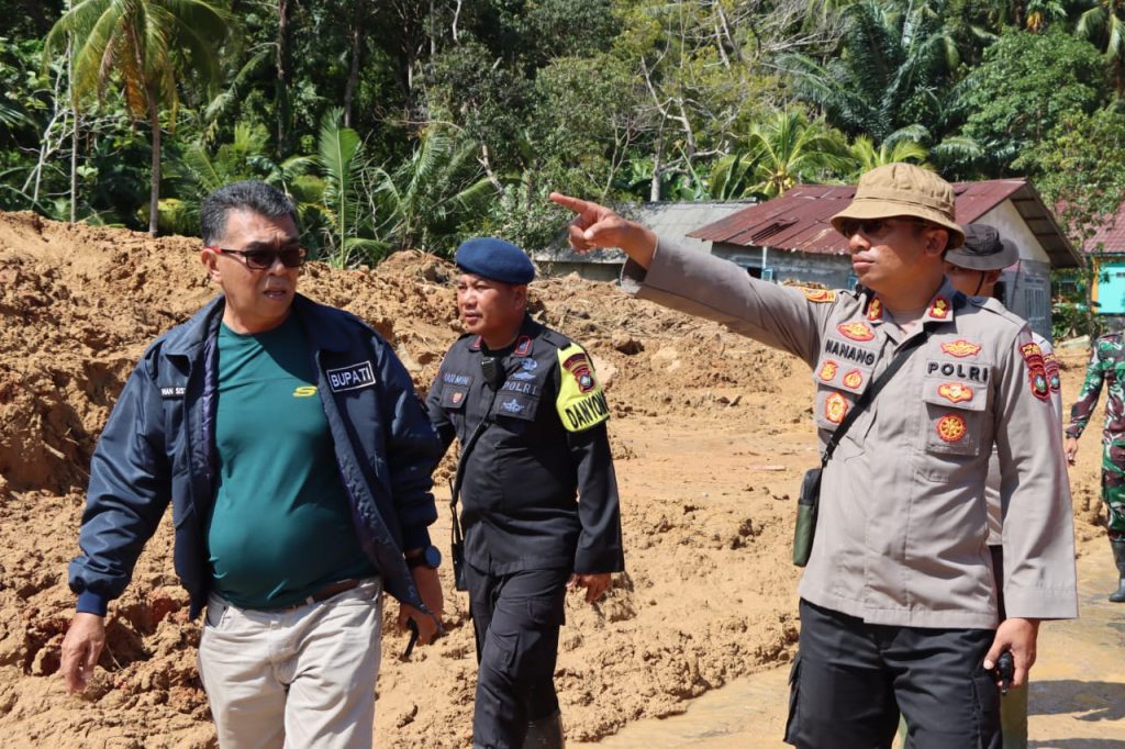 Jalan Lingkar di Desa Pangkalan yang Sempat Tertutup Longsor Sudah Bisa Dilalui