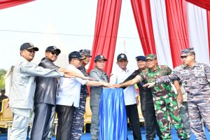 Ansar Dampingi Kepala Bakamla RI untuk Ground Breaking Pembangunan Dermaga Bakamla di Batam