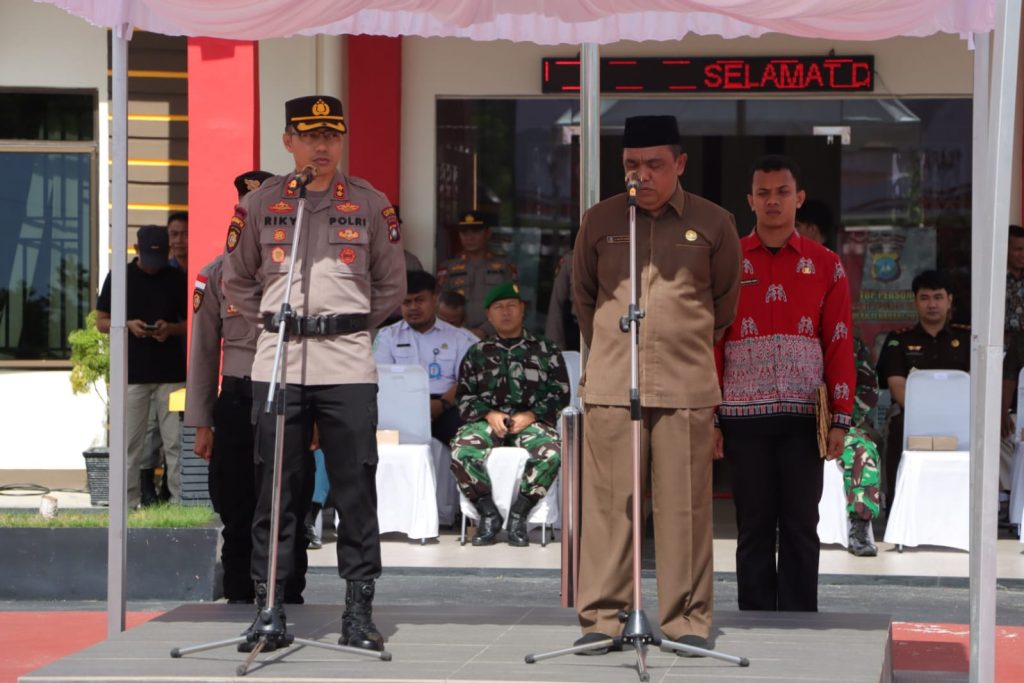 Pemkab dan Polres Bintan Gelar Apel Deklarasi Pencegahan Karhutla