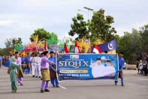Kafilah Batam Usung Tema Kota Baru di Pawai Taaruf STQH Kepri X