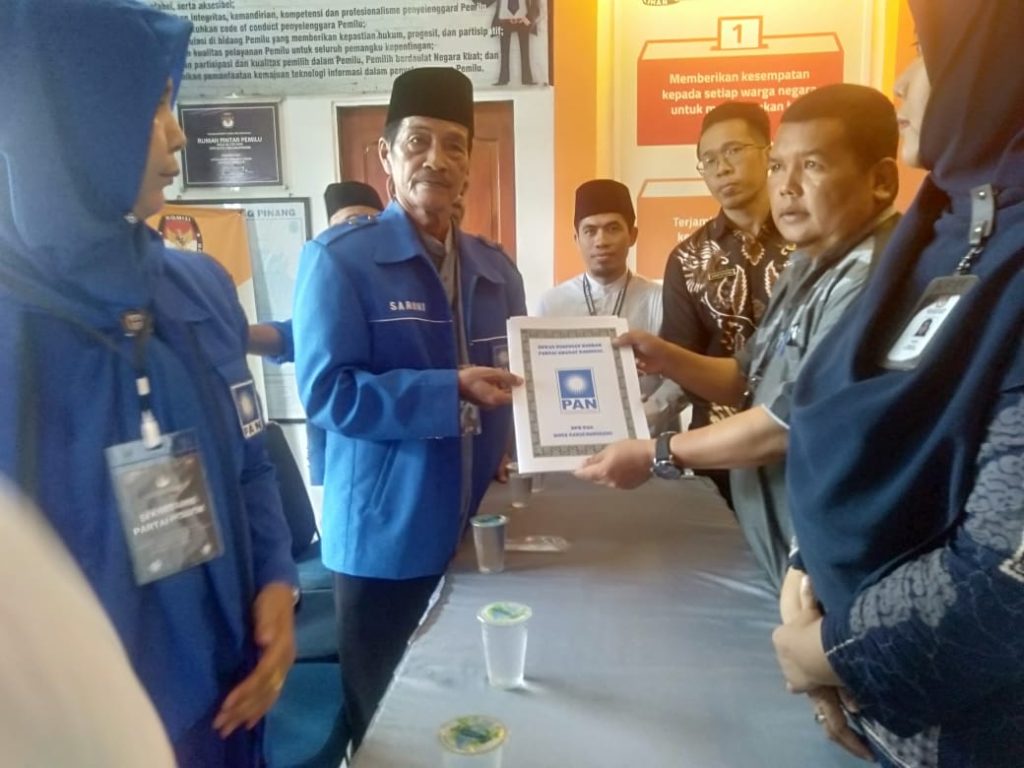 Dipimpin Saroni, PAN Tanjungpinang Resmi Daftar Caleg 2024 ke KPU Hari Ini