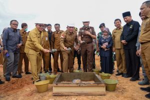 Ansar Peletakan Batu Pertama Gedung Rawat Inap Jiwa dan Perkantoran RSKJKO EHD