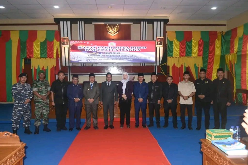 DPRD Gelar Paripurna Pengunduran Diri Neko dari Wabup Lingga