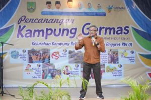 Pencanangan Kampung Germas, Sekda Jefridin Ajak Warga Pola Hidup Sehat