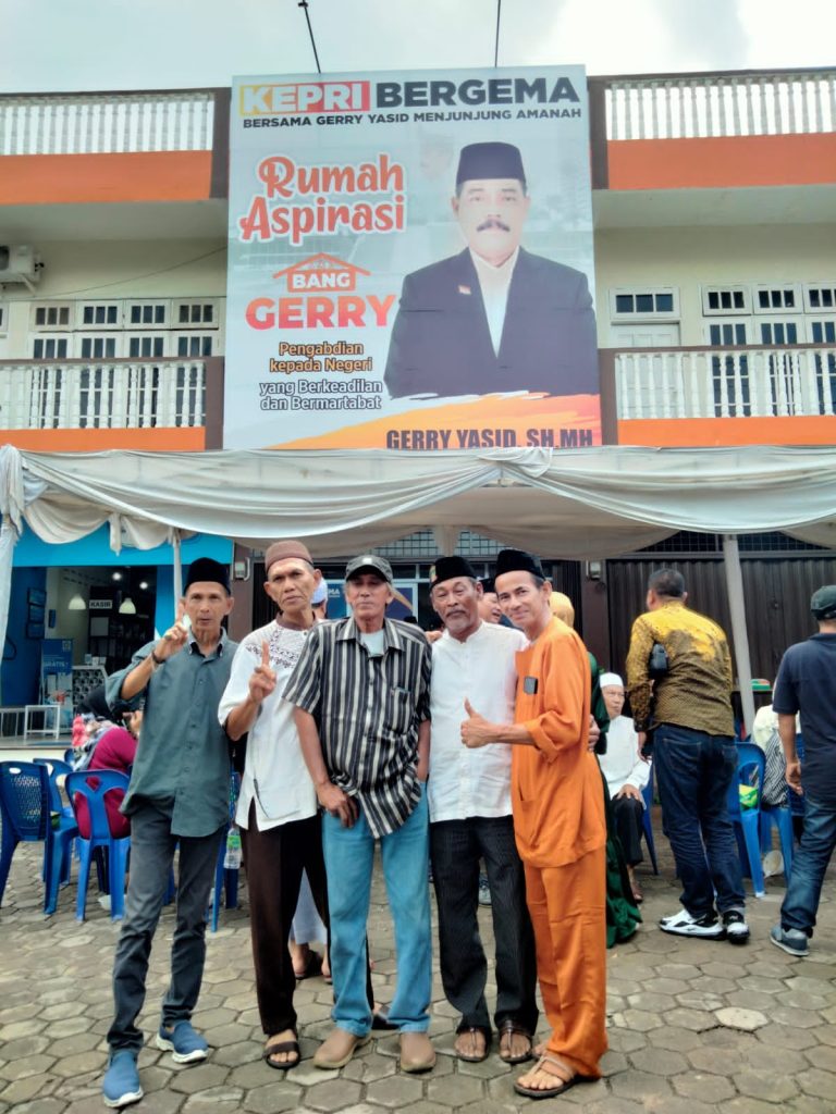 Ini Pesan Bacalon DPD RI Gerry Yasid Saat Peresmian Rumah Aspirasinya