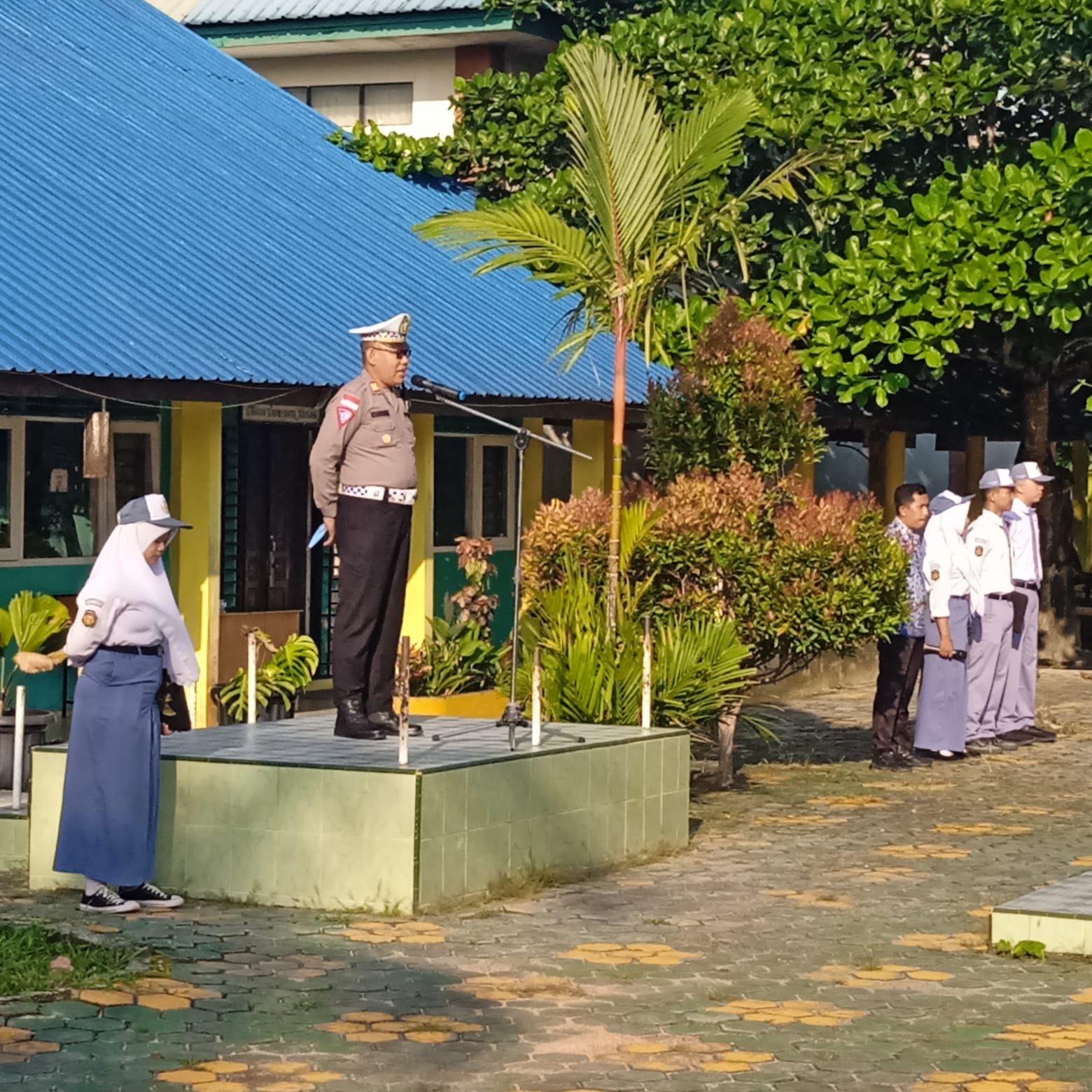 Kasat Lantas Polres Bintan Ingatkan Pelajar Utamakan Keselamatan Saat Berkendara