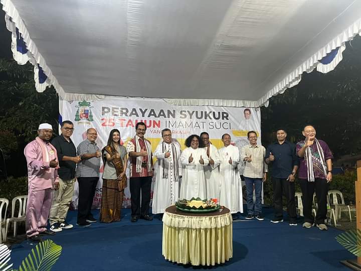 Amsakar Apresiasi Perayaan 25 Tahun Imamat Suci di Gereja Paroki Maria Bunda Batam