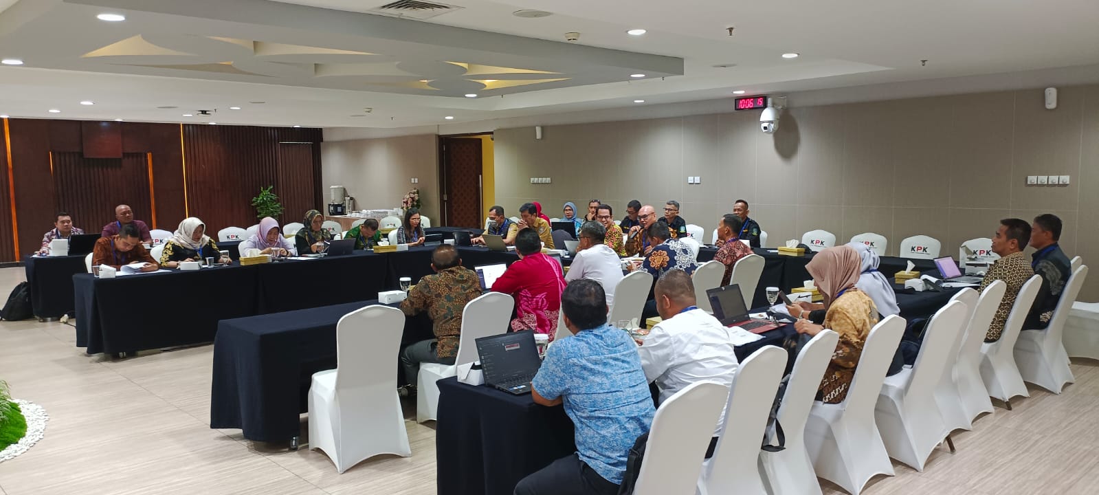 KPK Gelar Rapat Pemantauan MCP Bersama Inspektorat Daerah se-Provinsi Kepri