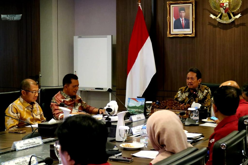 Ansar dan Menteri KKP Bahas PP 11/2023-Persiapan GTRA Summit Karimun 2023