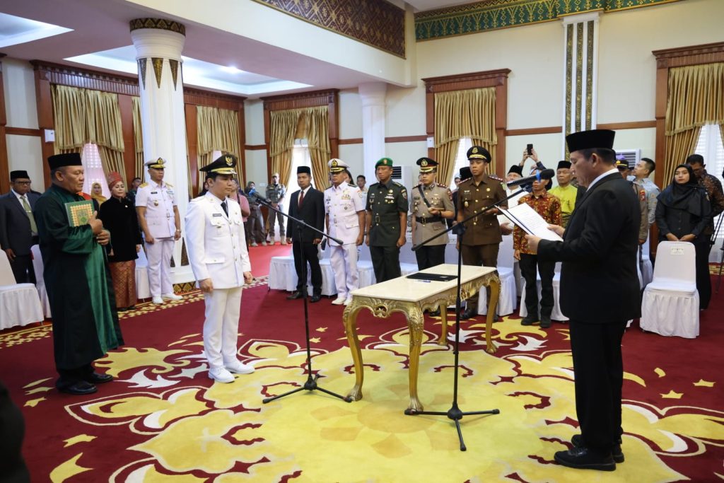 Ansar Lantik Ahdi Muqsith Sebagai Wabup Bintan Sisa Masa Jabatan 2021-2024