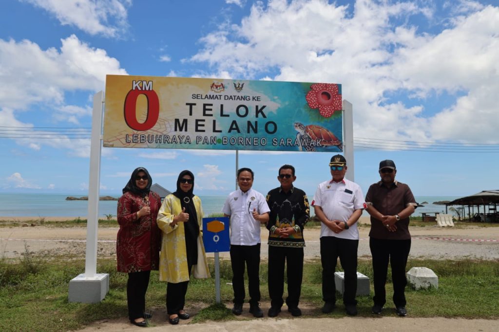 Gubernur Ansar Tinjau Perbatasan Telok Melano-Bertemu Pejabat Daerah Lundu Sarawak Malaysia