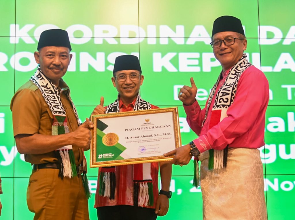 Adi Buka Rakorda BAZNAS Kepri, Ada Penghargaan UPZ-Penyaluran Infak ke Palestina