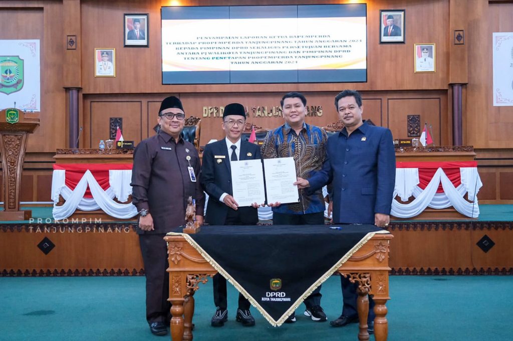 Tanjungpinang Kini Punya Perda Pajak dan Restribusi Daerah yang Baru