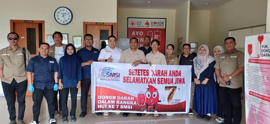 HUT SMSI Ke 7 di Kepri Disi Turnamen Woodball, Donor Darah-Pemotongan Tumpeng