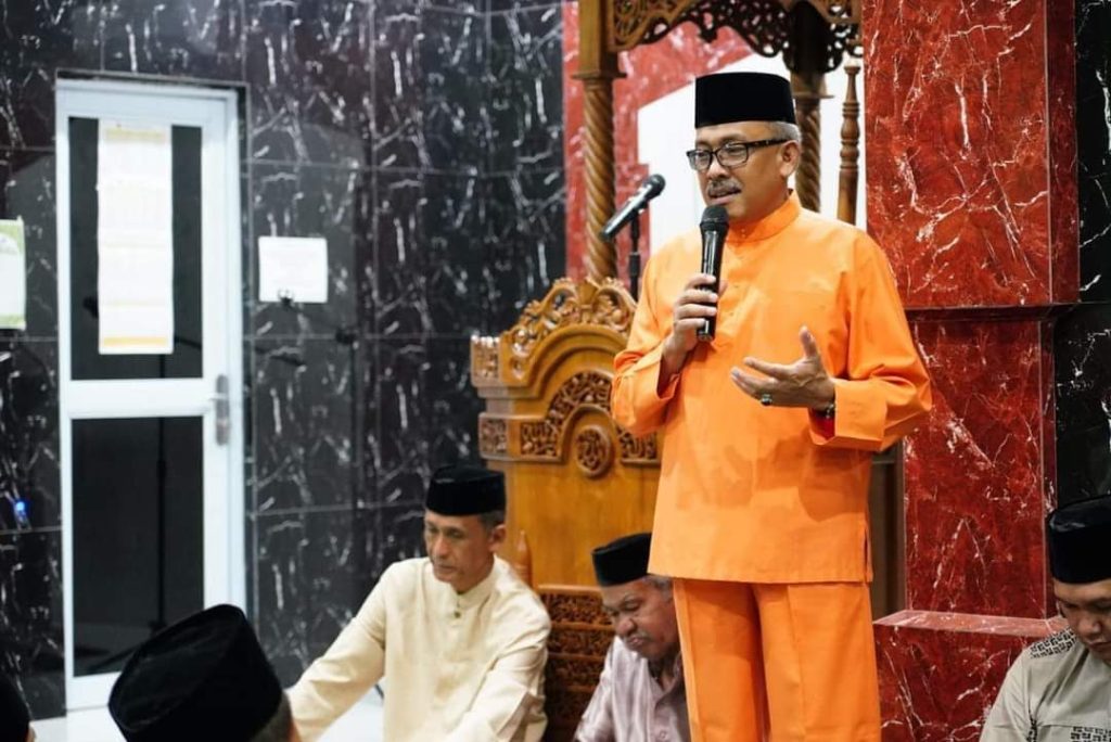 Malam ke-14 Ramadhan, Jefridin Taraweh di Masjid Nurul Huda Kelurahan Belian