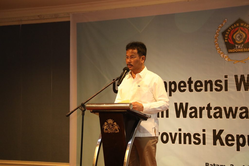 Kepala BP Batam Buka UKW ke-16 PWI Kepri
