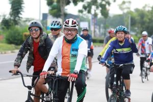 Meriahkan World Bicycle Day 2024, Pegiat Sepeda Batam Gelas Parade Bersepeda