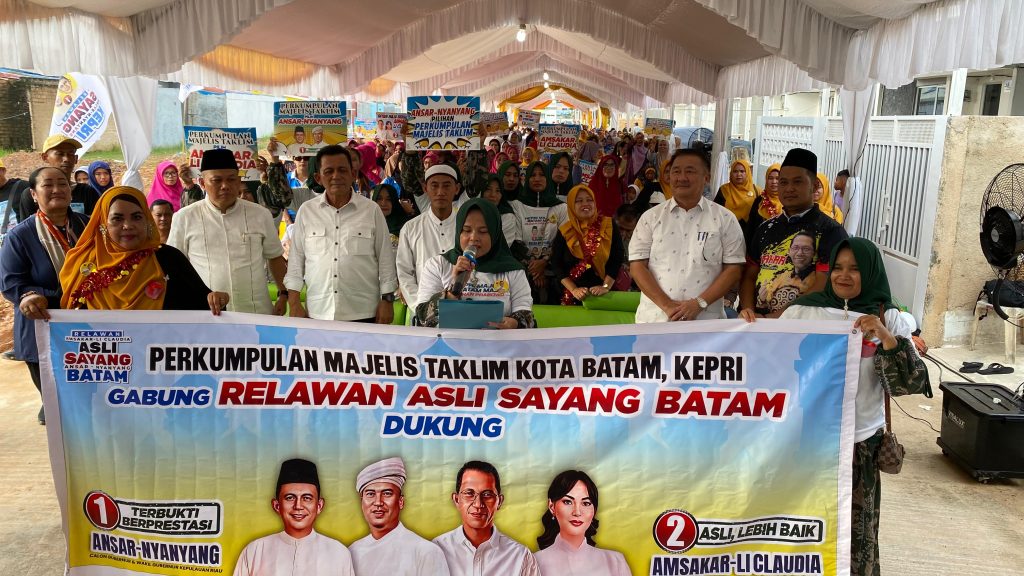 Perkumpulan Majelis Taklim Batam Bersatu Dukung Ansar-Nyanyang di Pilkada Kepri 2024