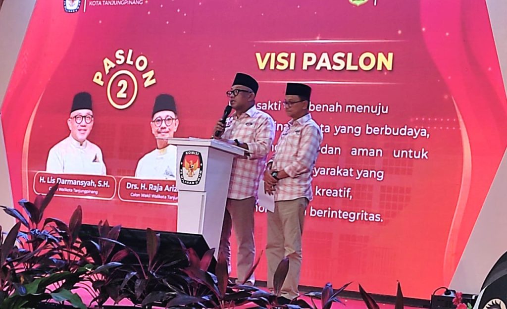 Closing Statement Lis-Raja Dalam Debat Publik Pilwako Tanjungpinang