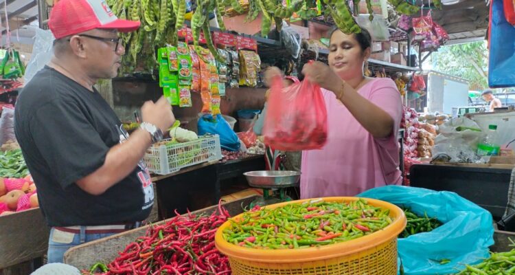 Lis Disambut Hangat Para Pedagang Saat Blusukan ke Pasar Bintan Centre
