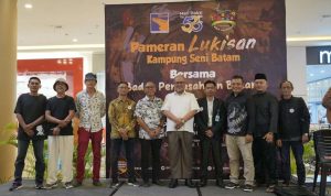 Semarak Hari Bakti, BP Batam dan Komunitas Kampung Seni Batam Gelar Pameran Lukisan