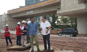 Kepala BP Batam Tinjau Pekerjaan Akhir Proyek Flyover Sei Ladi