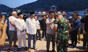 Aneng Sambut Kedatangan Dandim 0318 Natuna dan Kafilah Anambas di Tarempa