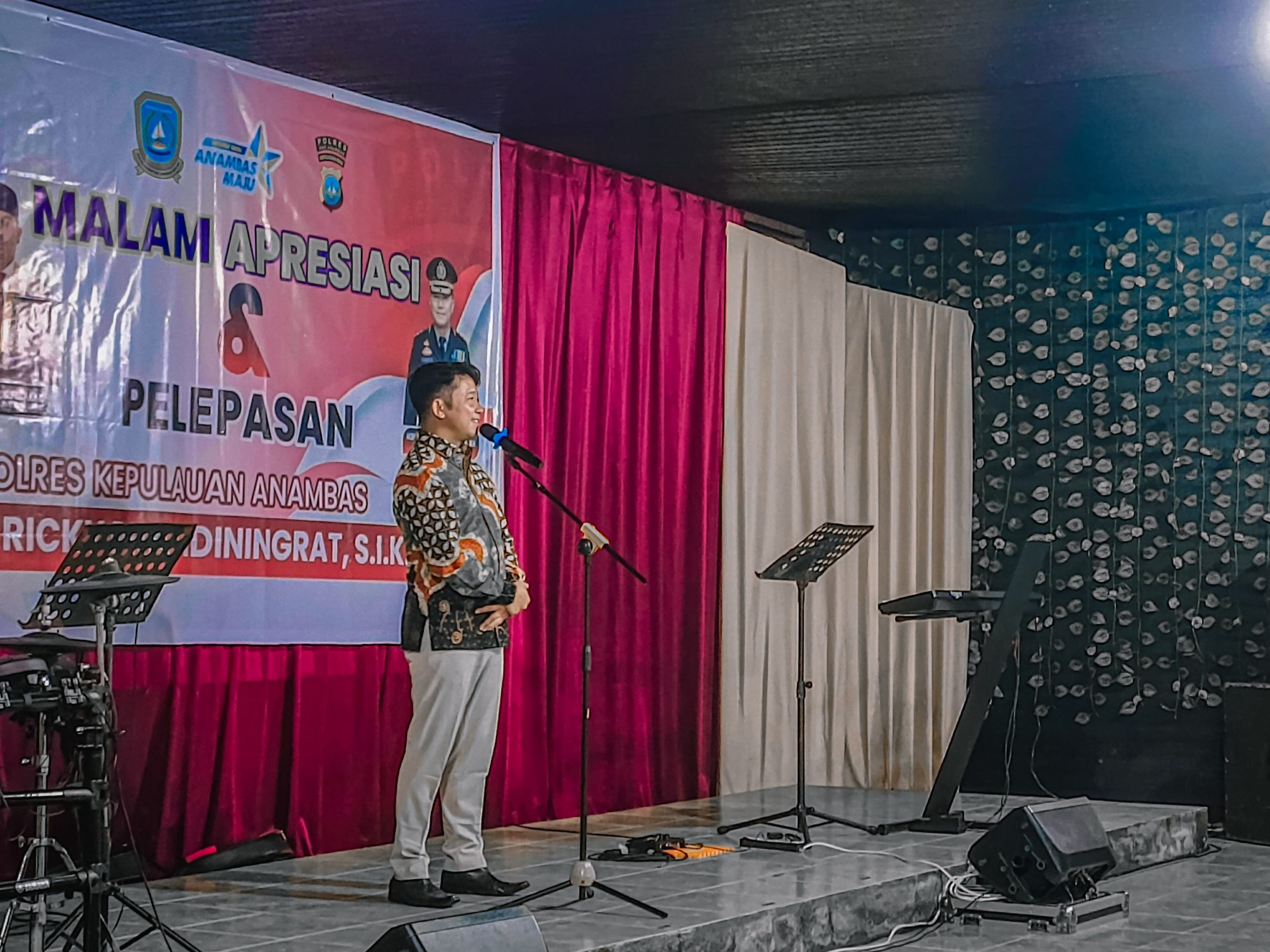 Malam Apresiasi dan Pelepasan Kapolres Anambas AKBP Ricky yang Pindah Tugas