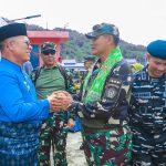 Malam Hangat Penyambutan Pangkogabwilhan I di Lanal Tarempa