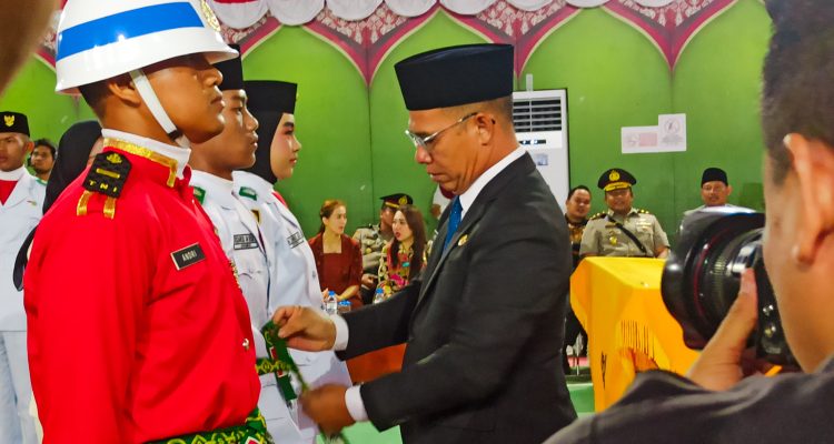 Simbol Ketangguhan dan Cinta Tanah Air, Paskibraka Anambas 2025 Resmi Dikukuhkan