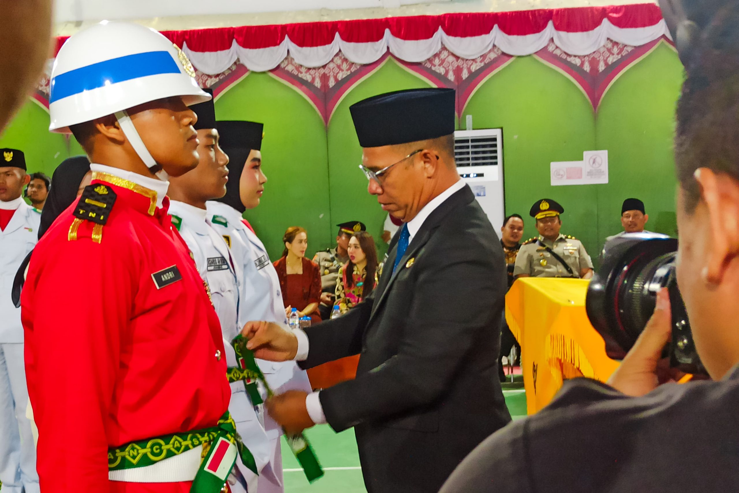 Simbol Ketangguhan dan Cinta Tanah Air, Paskibraka Anambas 2025 Resmi Dikukuhkan