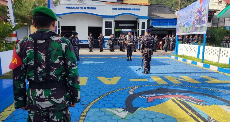 Sambut HUT ke-80 TNI, Jajaran TNI-Pemkab Anambas Gelar Gladi Upacara