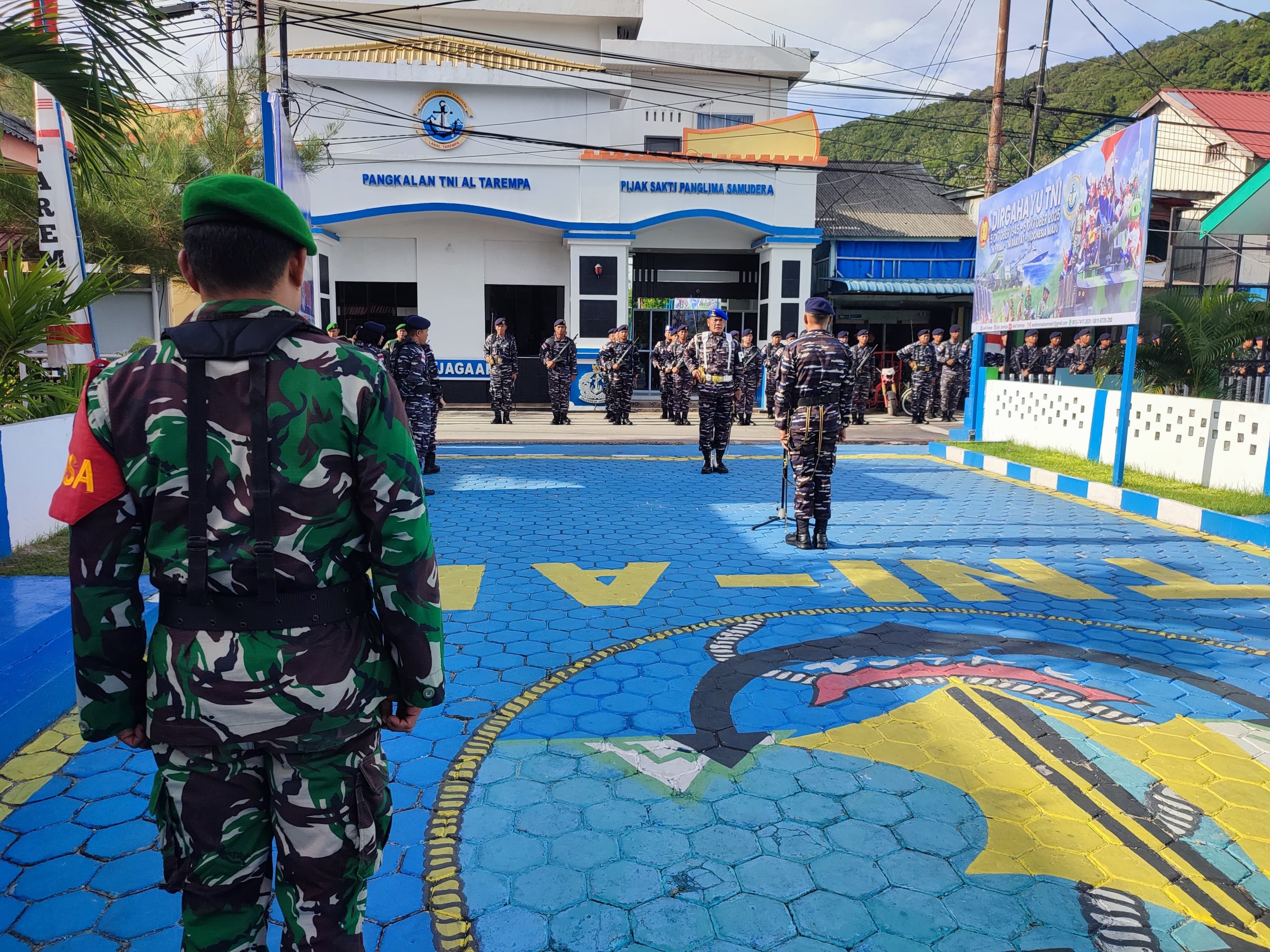 Sambut HUT ke-80 TNI, Jajaran TNI-Pemkab Anambas Gelar Gladi Upacara