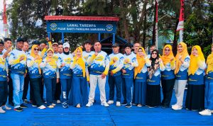 Senam dan Gotong Royong Warnai Jumat Berlian di Tarempa