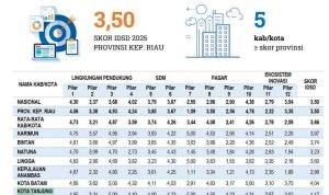 Tanjungpinang Raih Nilai Tertinggi IDSD 2025 di Kepri