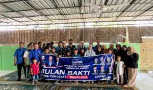 Bulan Bakti Perdana, Demokrat Bintan Berbagi dengan Anak-anak Panti Asuhan