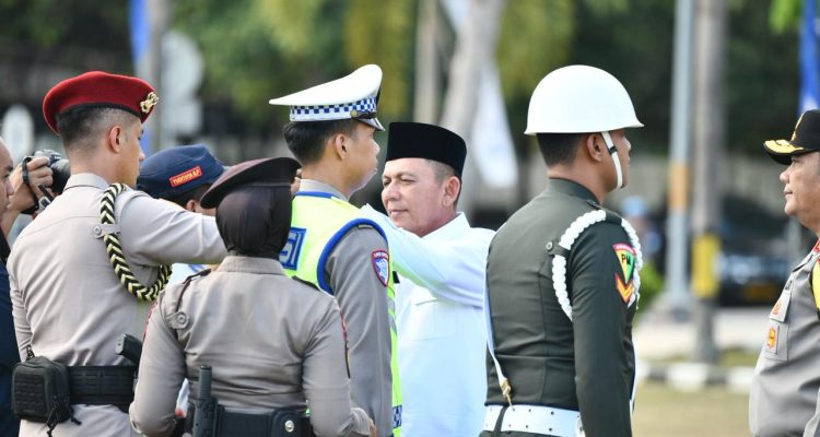 Ansar-Nyanyang Hadiri Apel Operasi Ketupat Seligi 2026 di Polda Kepri, Siap Amankan Idulfitri