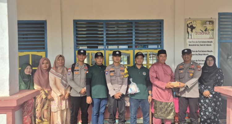 Polres Lingga Salurkan 942 Paket Makanan Bergizi Gratis Kepada Masyarakat