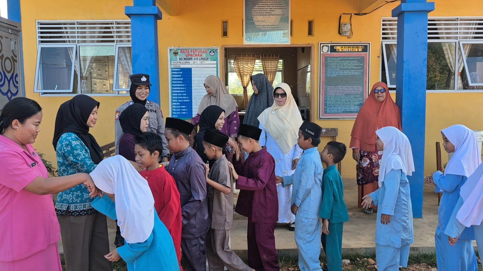 SPPG YKB Polres Lingga Kembali Salurkan Makanan Bergizi Gratis untuk Anak dan Balita