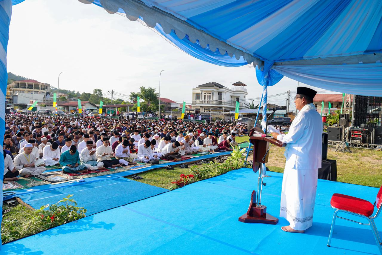 Gubernur Ansar Jadi Khatib Salat Idulfitri di Sekupang Batam