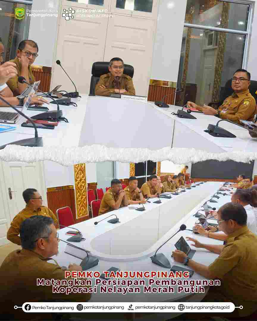 Pemko Tanjungpinang Percepat Pembangunan Koperasi Nelayan Merah Putih