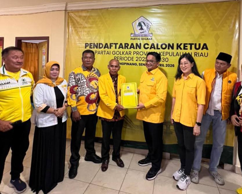 Sah! Ade Angga Pimpin Golkar Kepri, Terpilih Aklamasi di Musda V