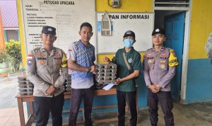 Polisi Kawal Distribusi 1.554 Porsi Makan Bergizi Gratis di Kecamatan Lingga