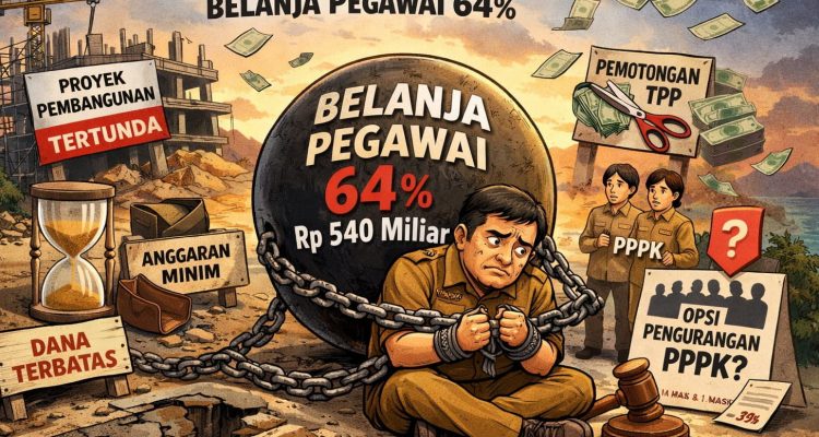 APBD Anambas “Tersandera” Belanja Pegawai 64 Persen, Ruang Pembangunan Kian Terhimpit